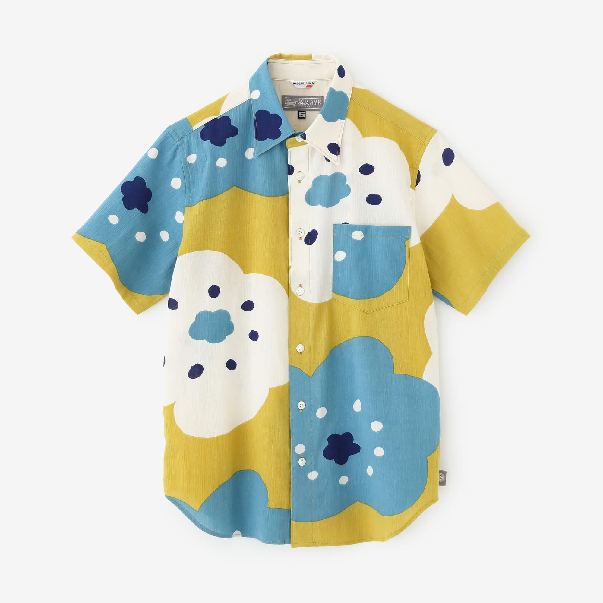 高島縮 40/40 半袖Tシャツ - SOU・SOU netshop （ソウソウ