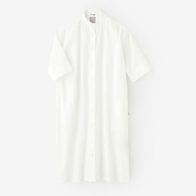 高島縮 20/20 グランチュニックシャツ／留紺（とめこん） - SOU