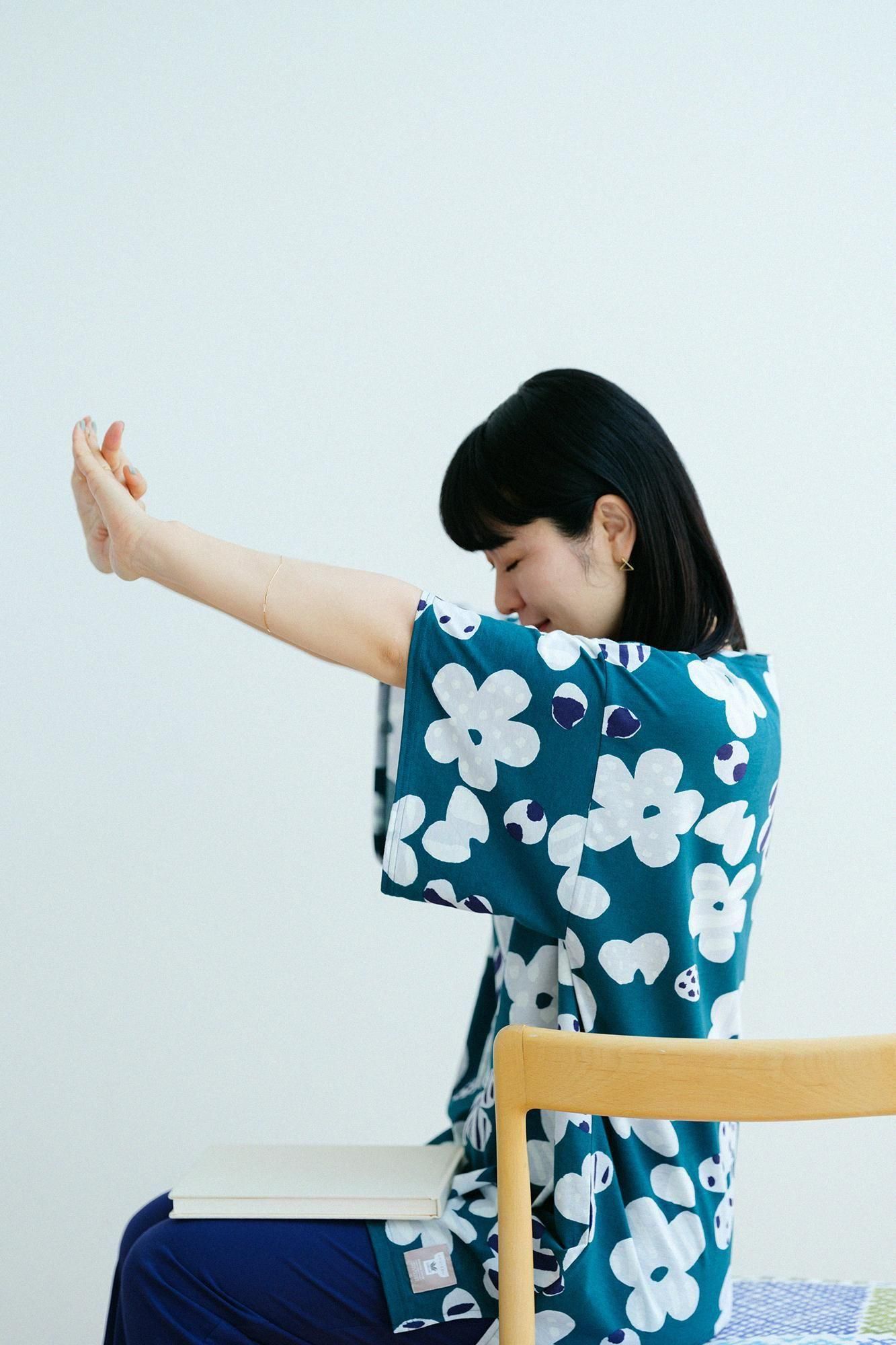 そろそろ残り少なく（´-`）【インド布絵】「GARWA DANCE」／送料込 net限定】SOU・SOU×ワコール 寛貫頭衣（かんかんとうい） 短丈