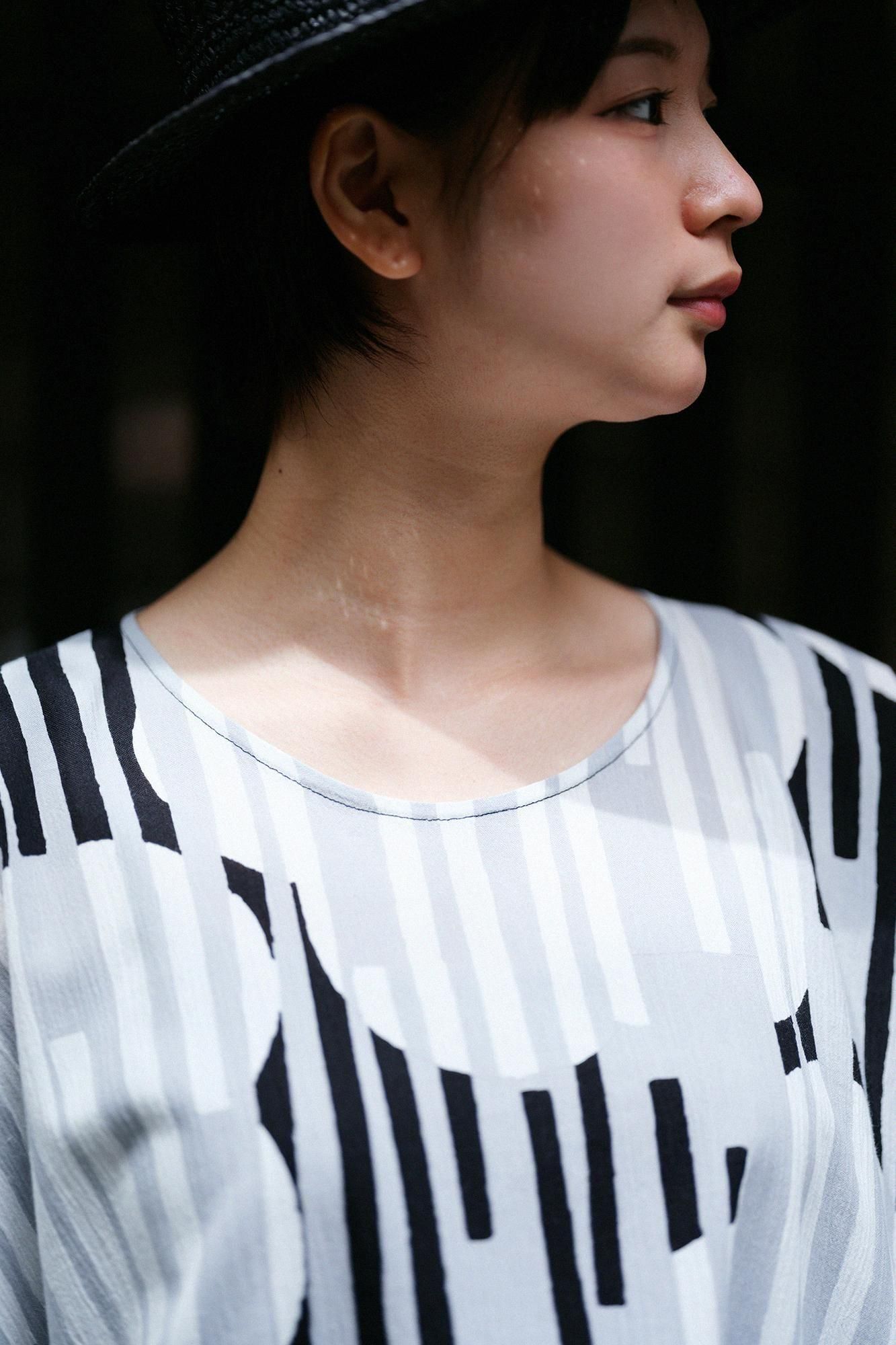 高島縮 20/20 四角衣（しかくい） 組（くみ） 肩文様（かたもん