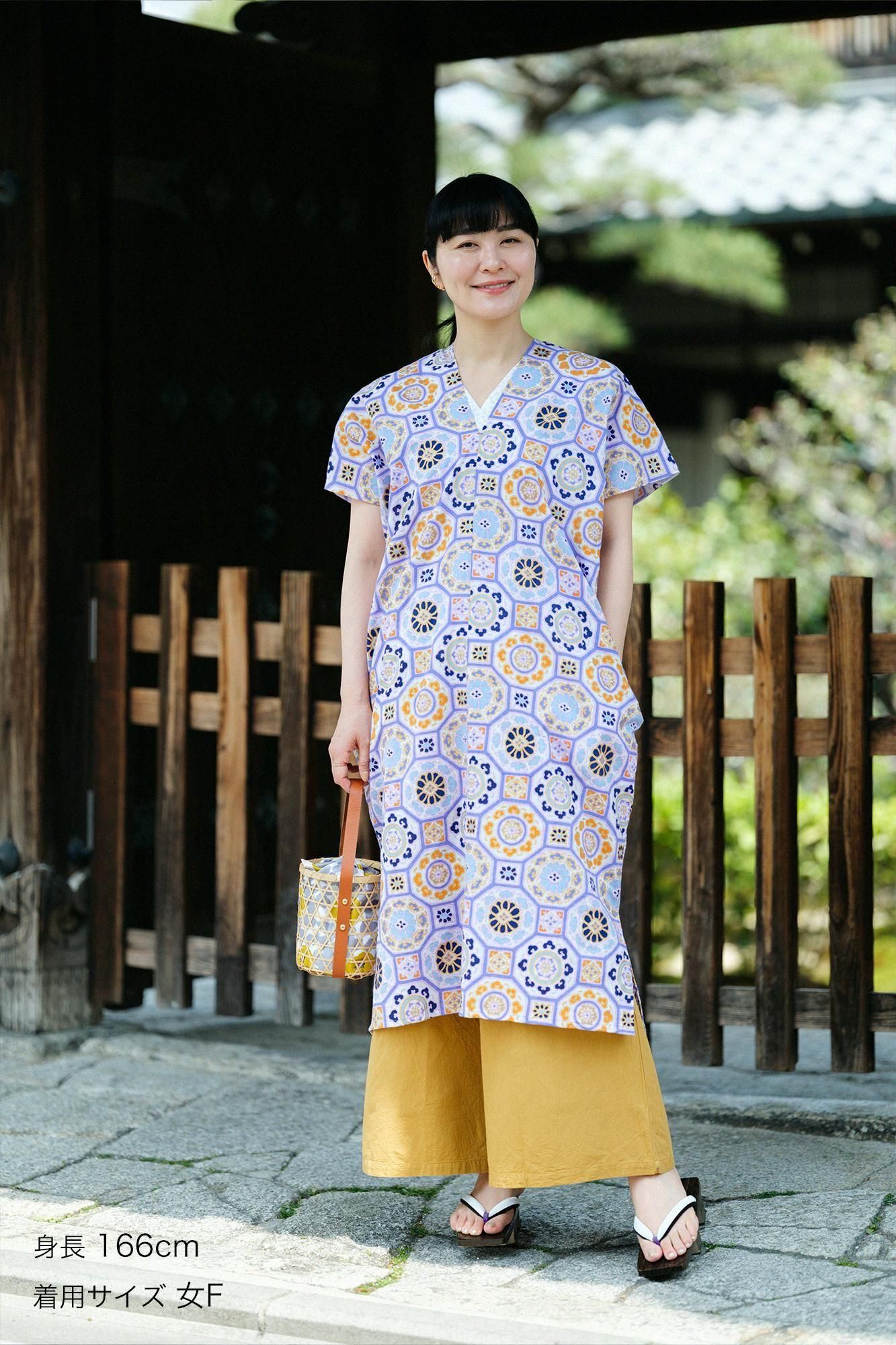 sou sou 伊勢木綿 甚平 L唐松模様 SOU・SOU甚平(伊勢木綿)サイズL(120~130) - メルカリ