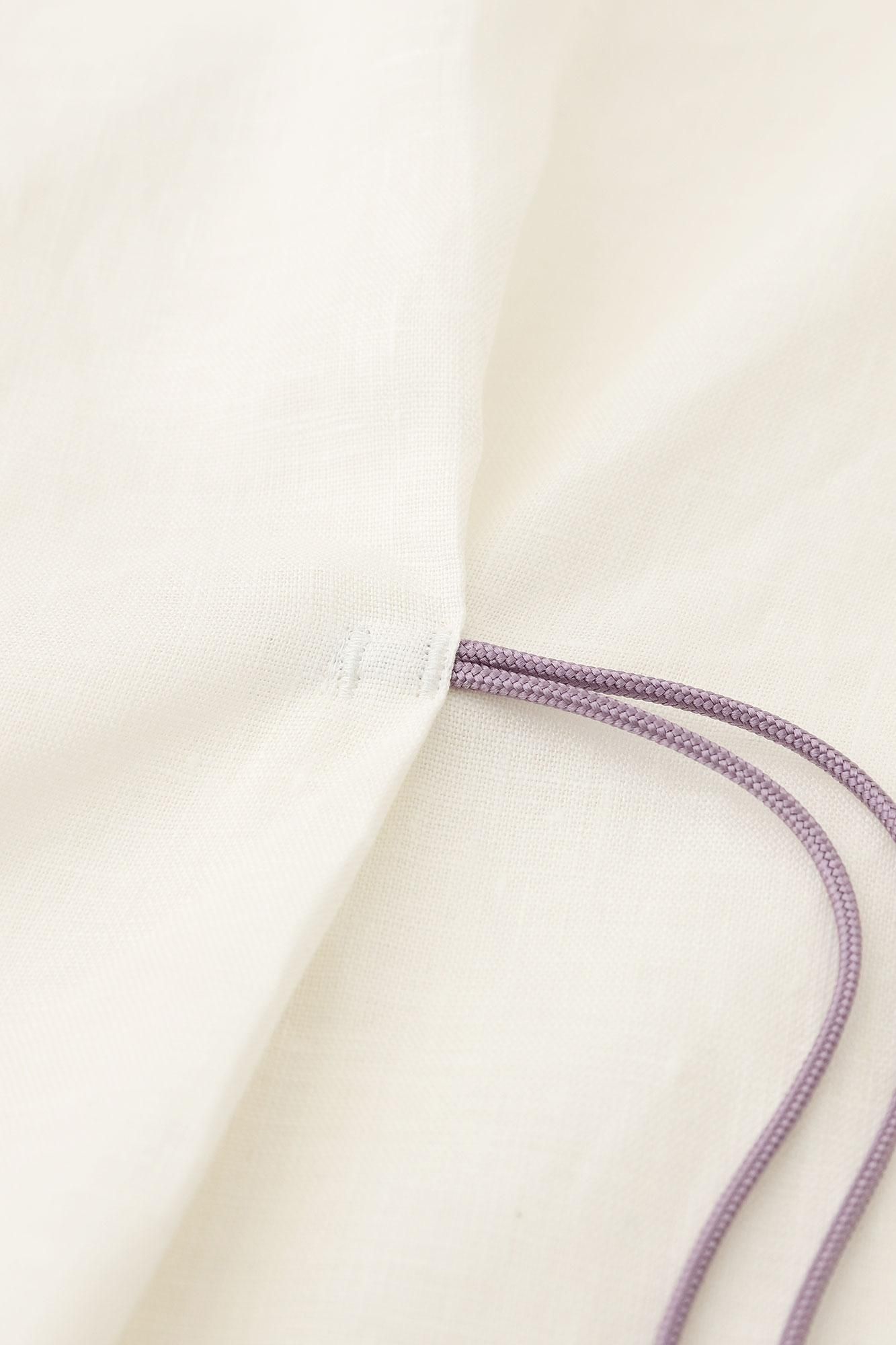 SOU・SOU 麻 甘織 きさらぎ 袖括り／つくも2　女Fサイズ 麻 きさらぎ 袖括り（そでくくり）／淡水色鼠（うすみずいろねず