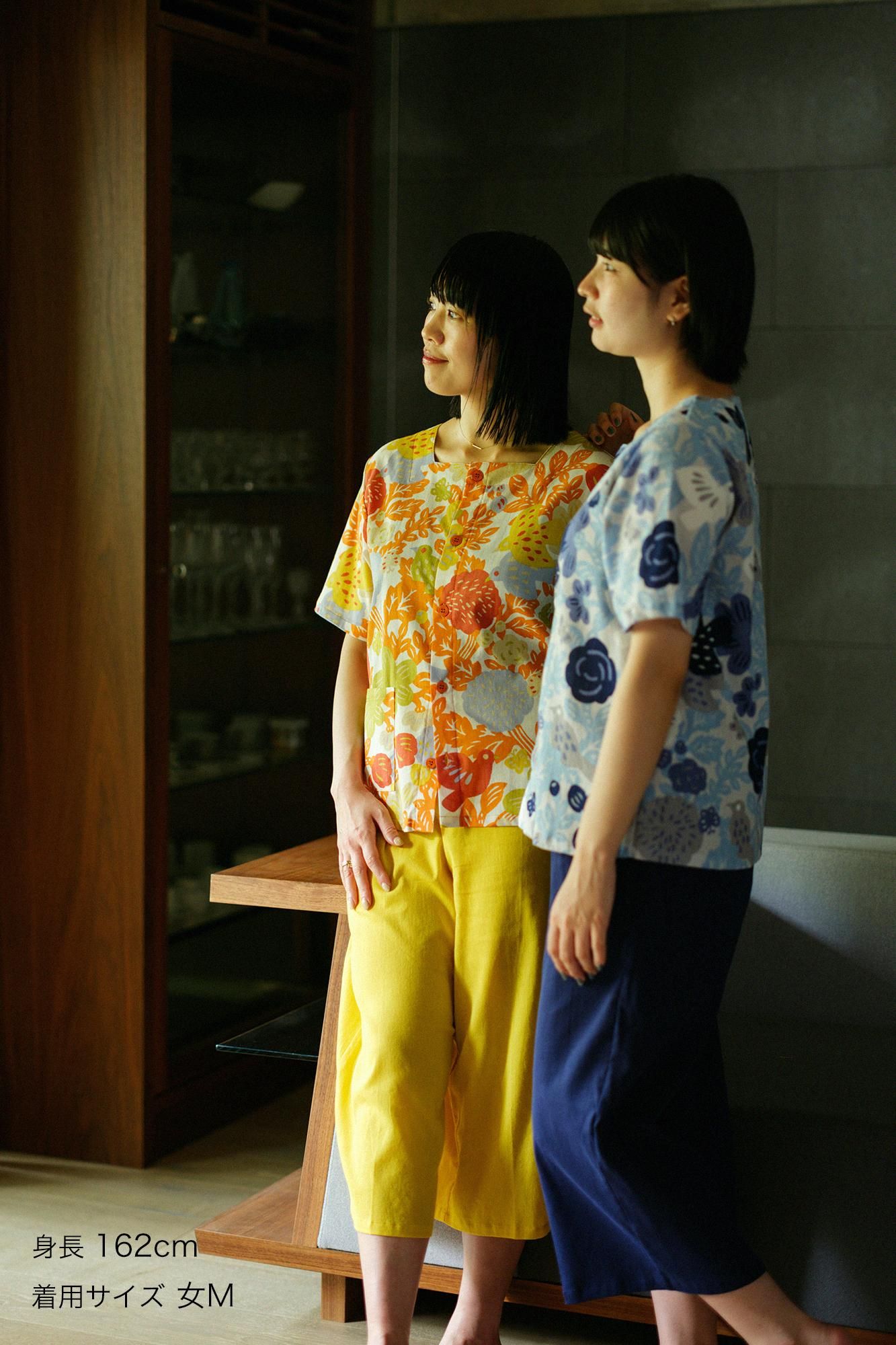 net限定】SOU・SOU×ワコール 高島縮 40/40 寛（かん）ねまき 五