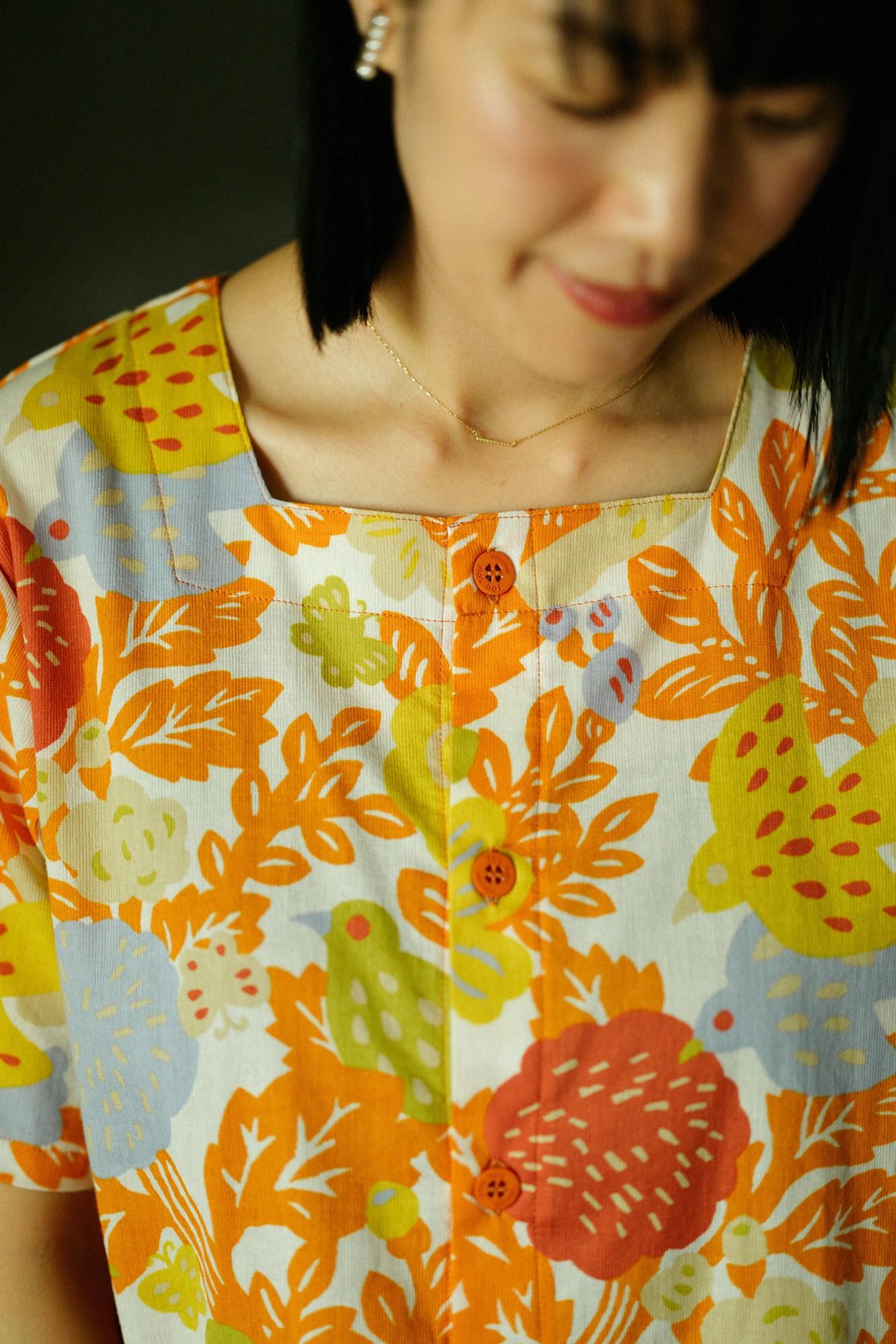 net限定】SOU・SOU×ワコール 高島縮 40/40 寛（かん）ねまき 五