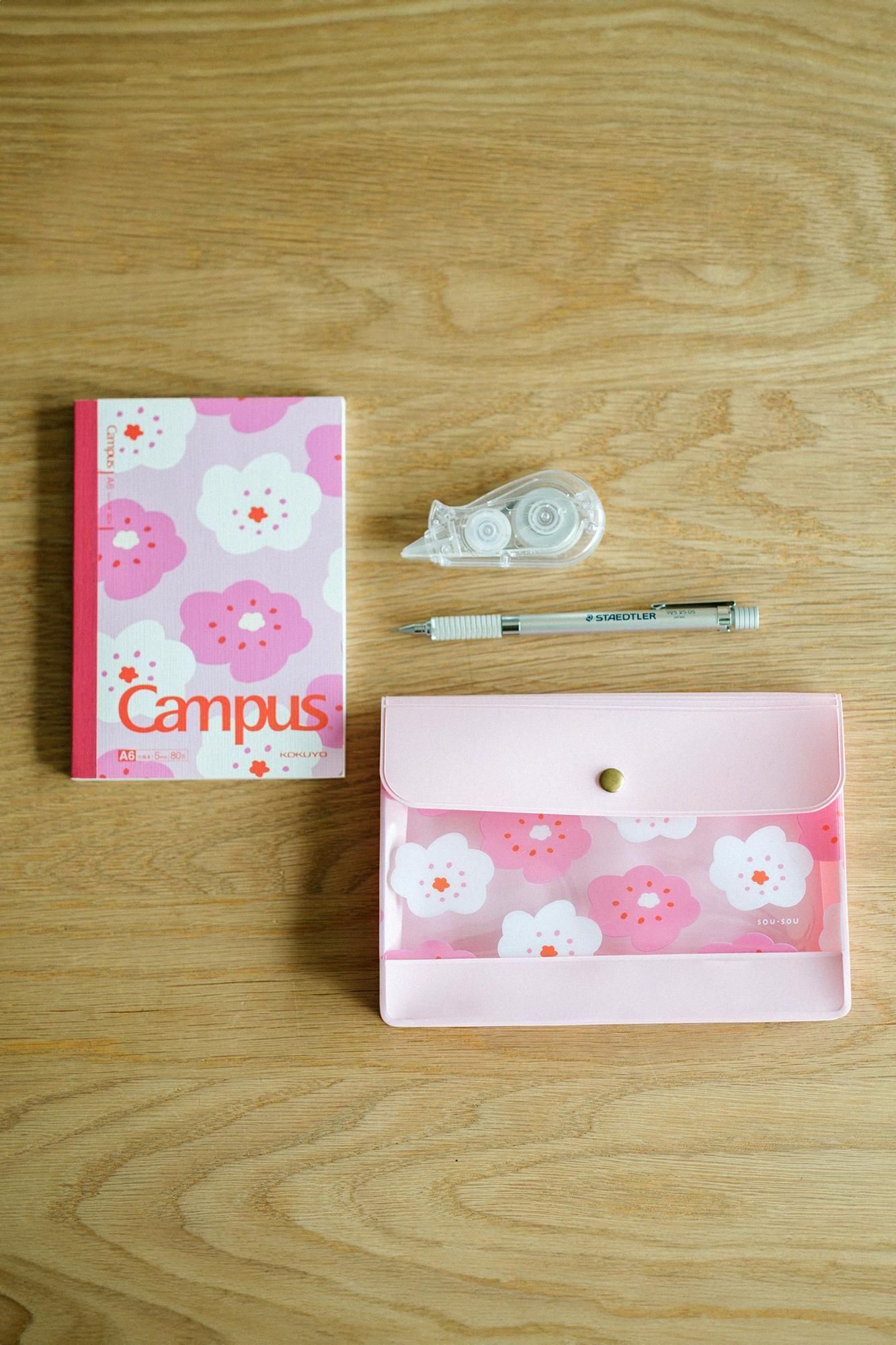 SOU・SOU×PHP研究所 PVCポーチ／ほほえみ - SOU・SOU netshop