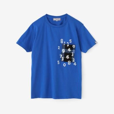 net限定】半袖 ポケットTシャツ[5.0]／パープル×SO-SU-U昆（こん