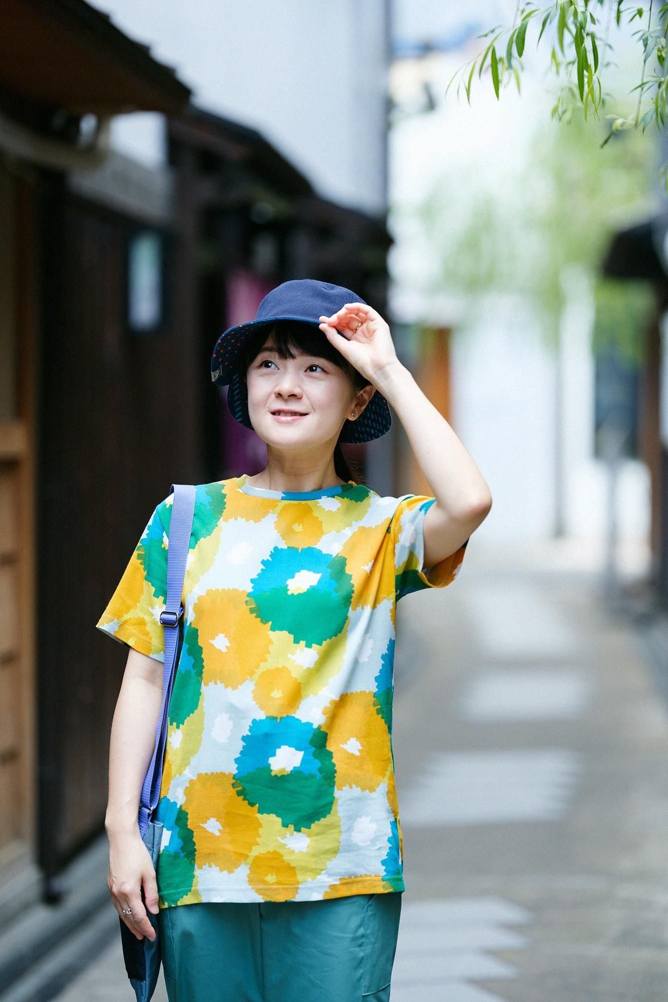 高島縮 40/40 半袖Tシャツ／咲きほこる - SOU・SOU netshop