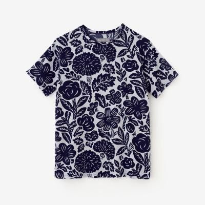◯予約】高島縮 40/40 半袖Tシャツ／霰縞（あられじま） （※7月1