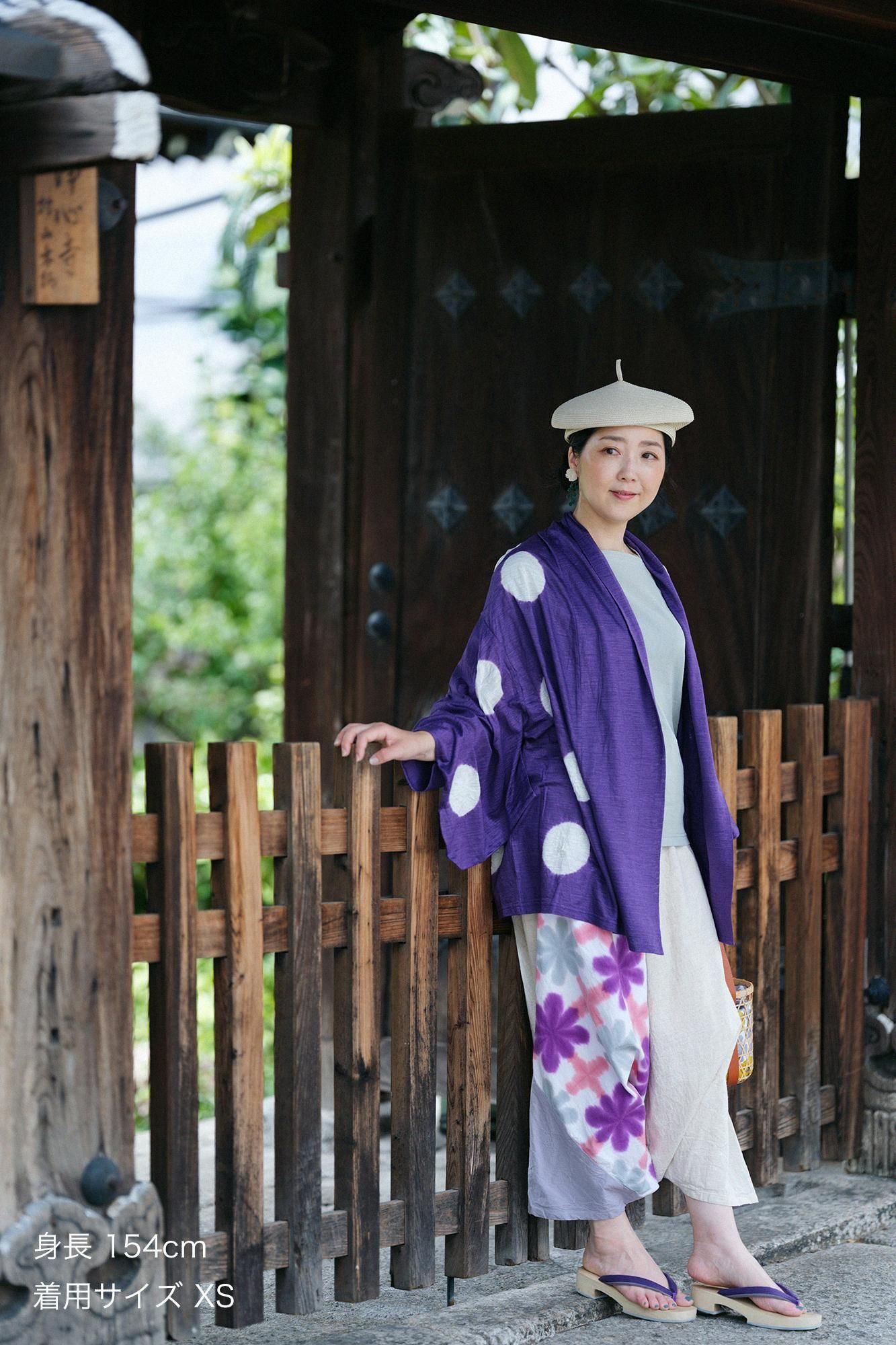 大学 割引 まり木綿 有松鳴海絞り 富士（ふじ 麻混 20/20 伊勢木綿 パンツ