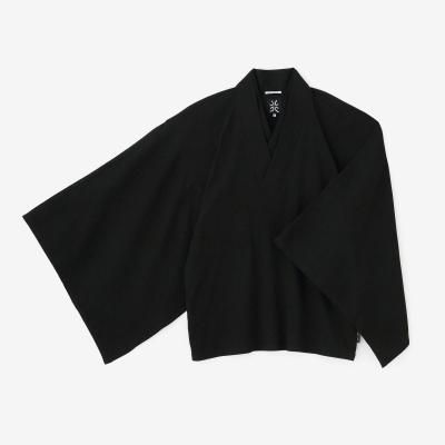 42双 梳毛（そもう） 角袖風靡（かくそでふうび）／濡羽色2
