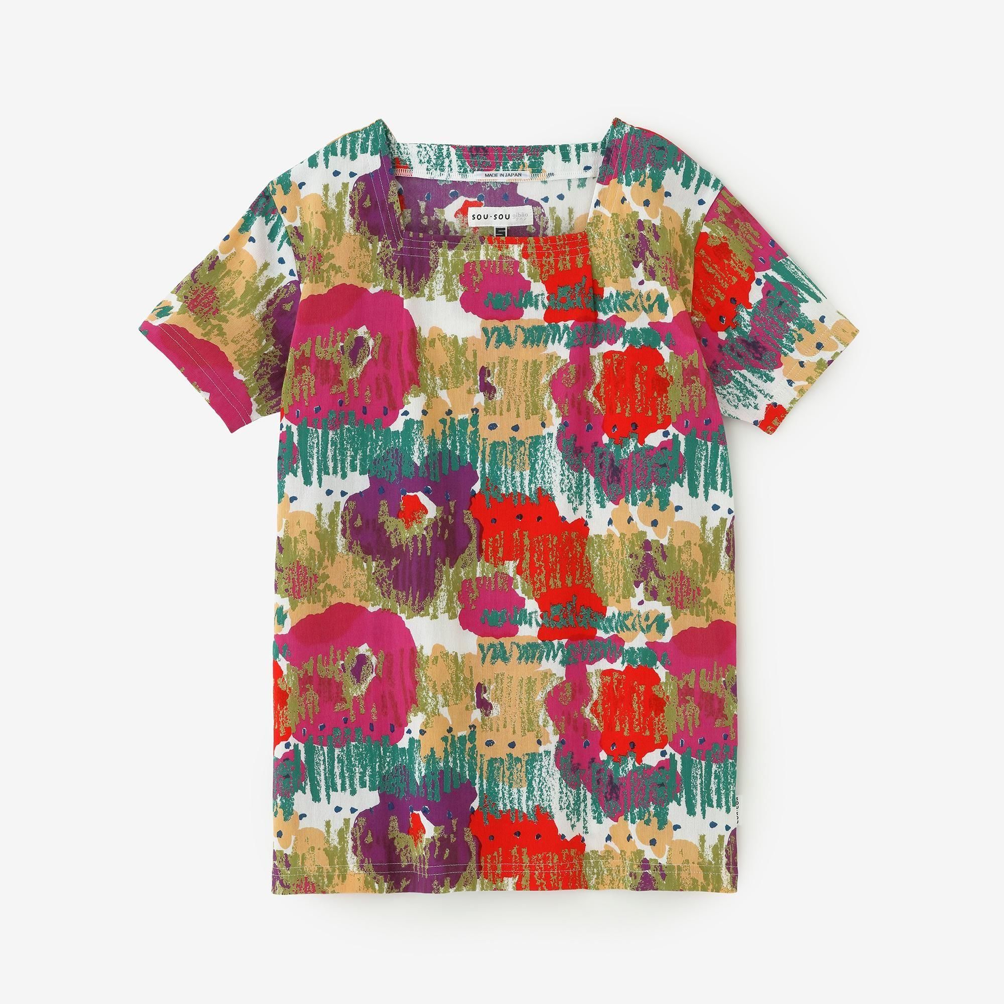 高島縮 40/40 被風（ひふ）ジバン 半袖／あこがれ - SOU・SOU