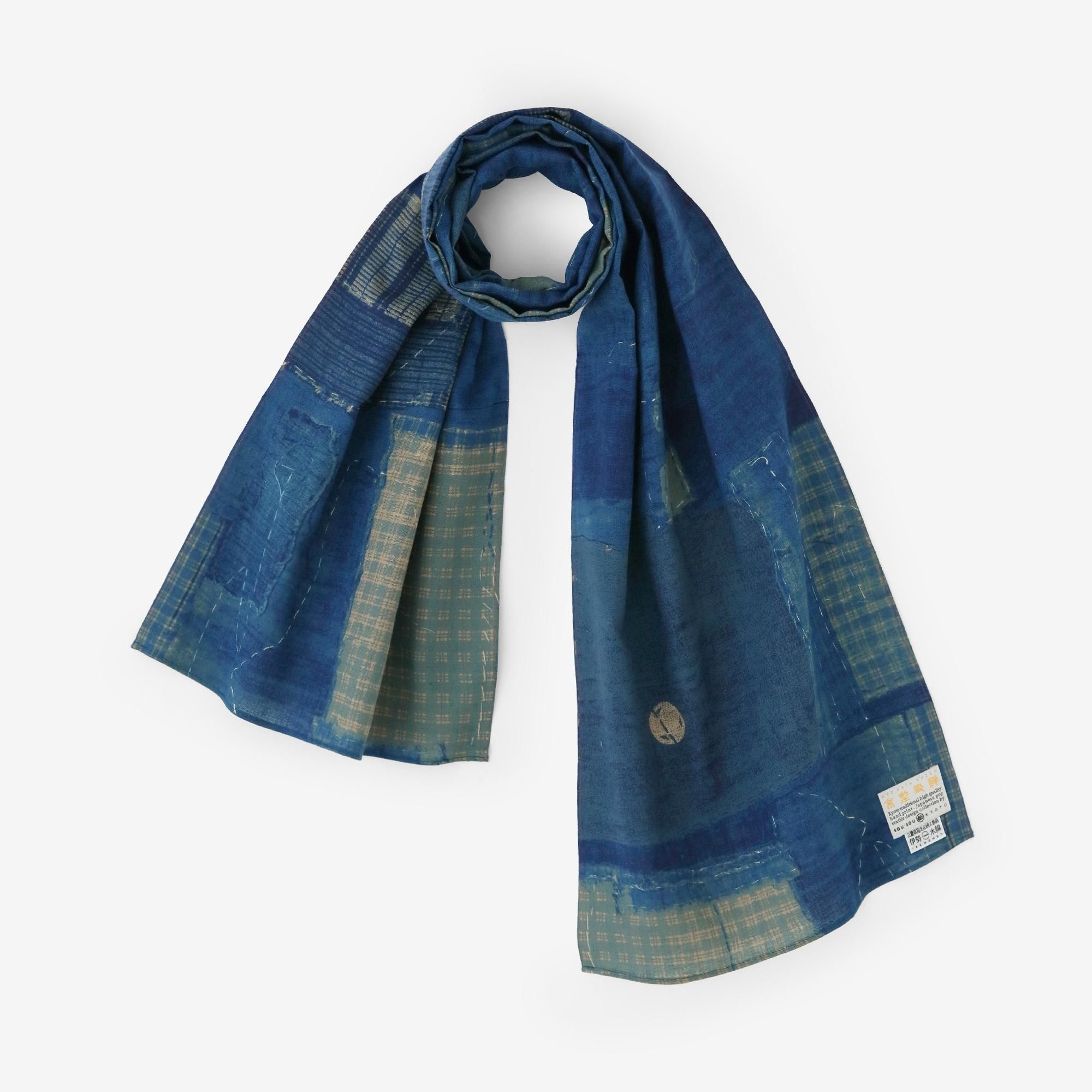 伊勢木綿くびまき／BORO - SOU・SOU netshop （ソウソウ