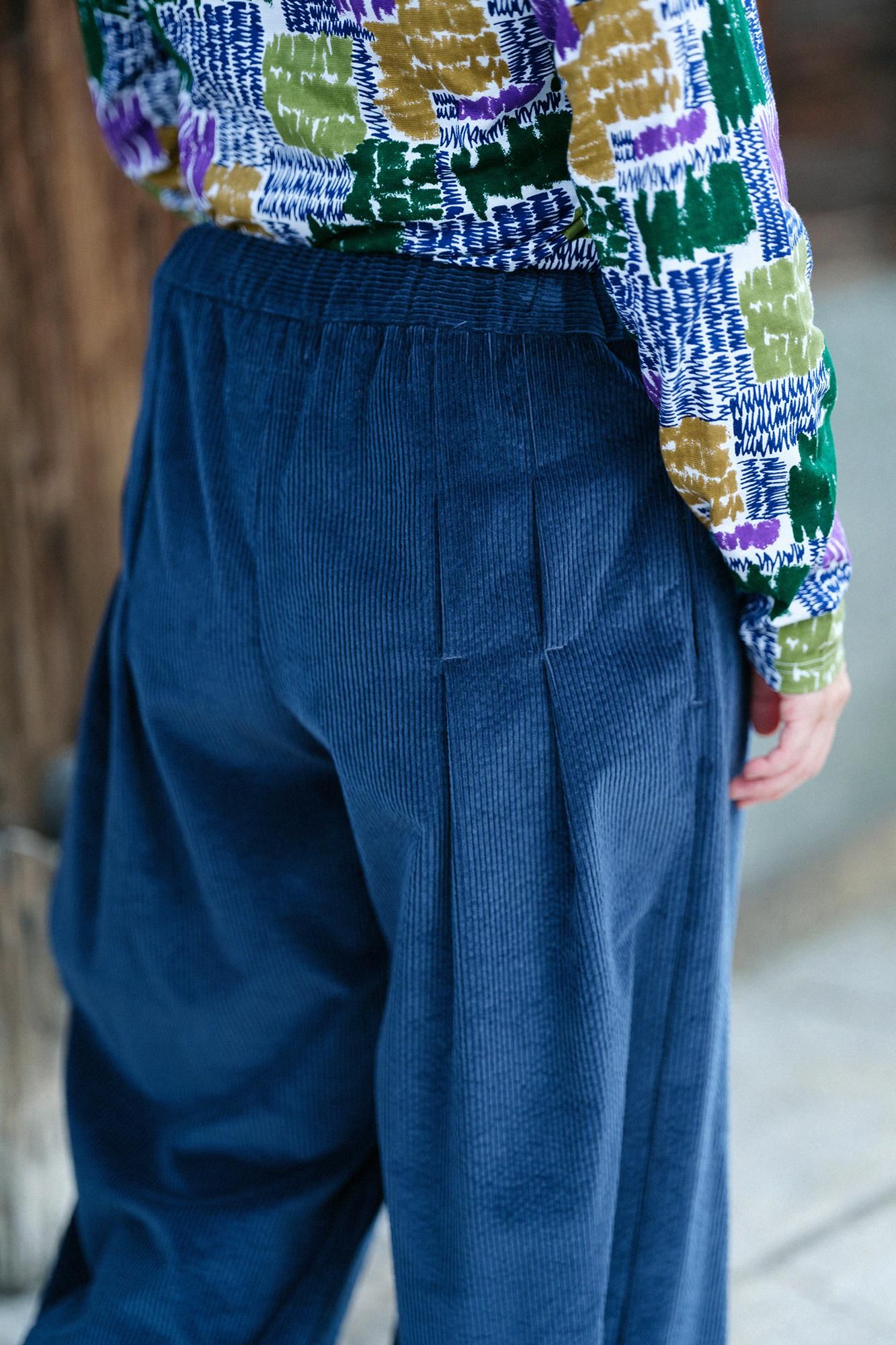 sou sou 二ノ襞もんぺ つぼみ L sou sou 二ノ襞もんぺ つぼみ L