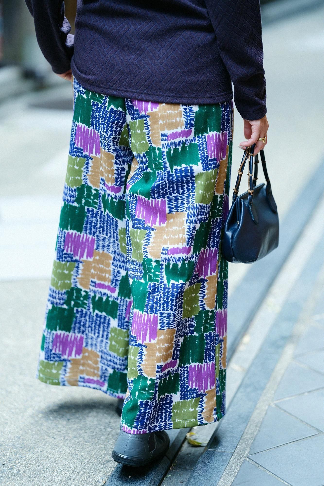 予約】モスリン 広形（ひろなり）もんぺ／ともなり（※9月30日頃