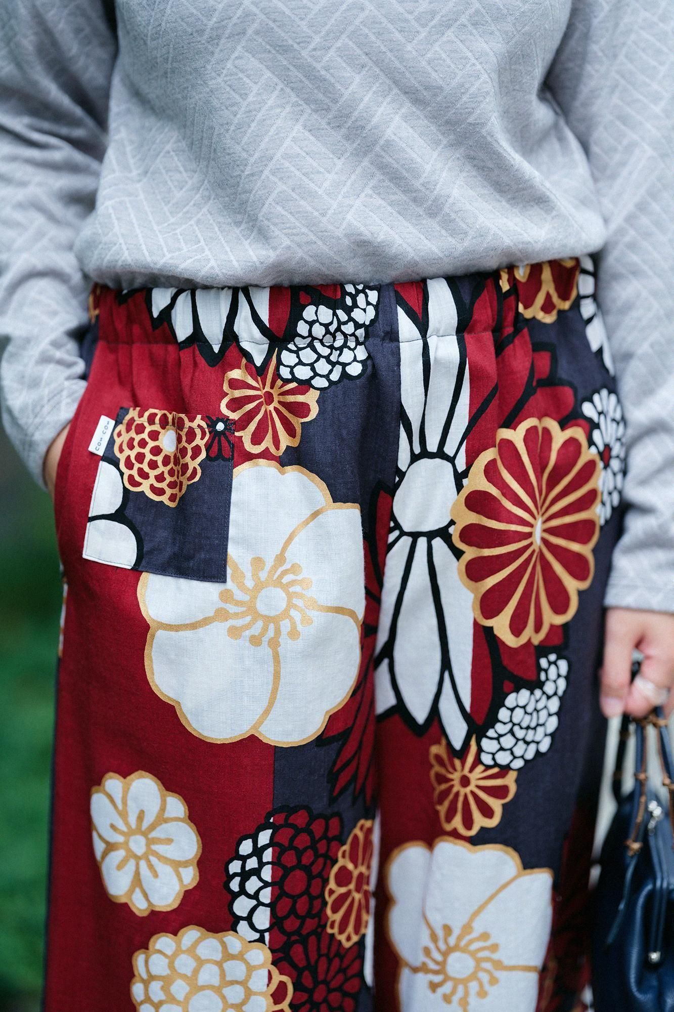 SOUSOU そうそう モスリン みたて衣 金襴緞子（きんらんどんす