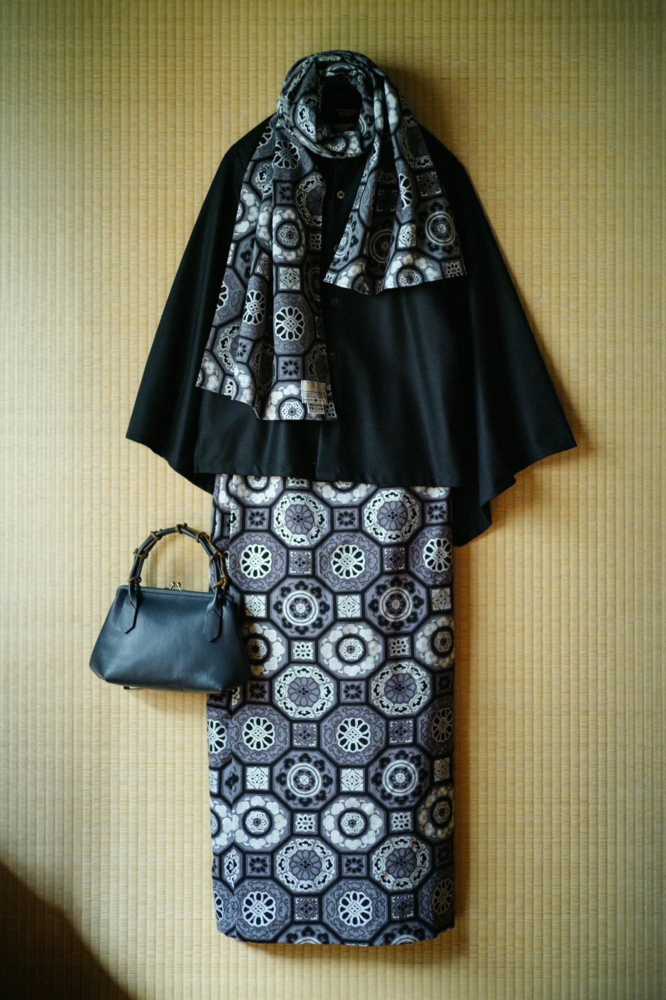 SOU・SOU モスリン こしき モスリン こしき／華麗（かれい） 濡羽色（ぬればいろ） - SOU