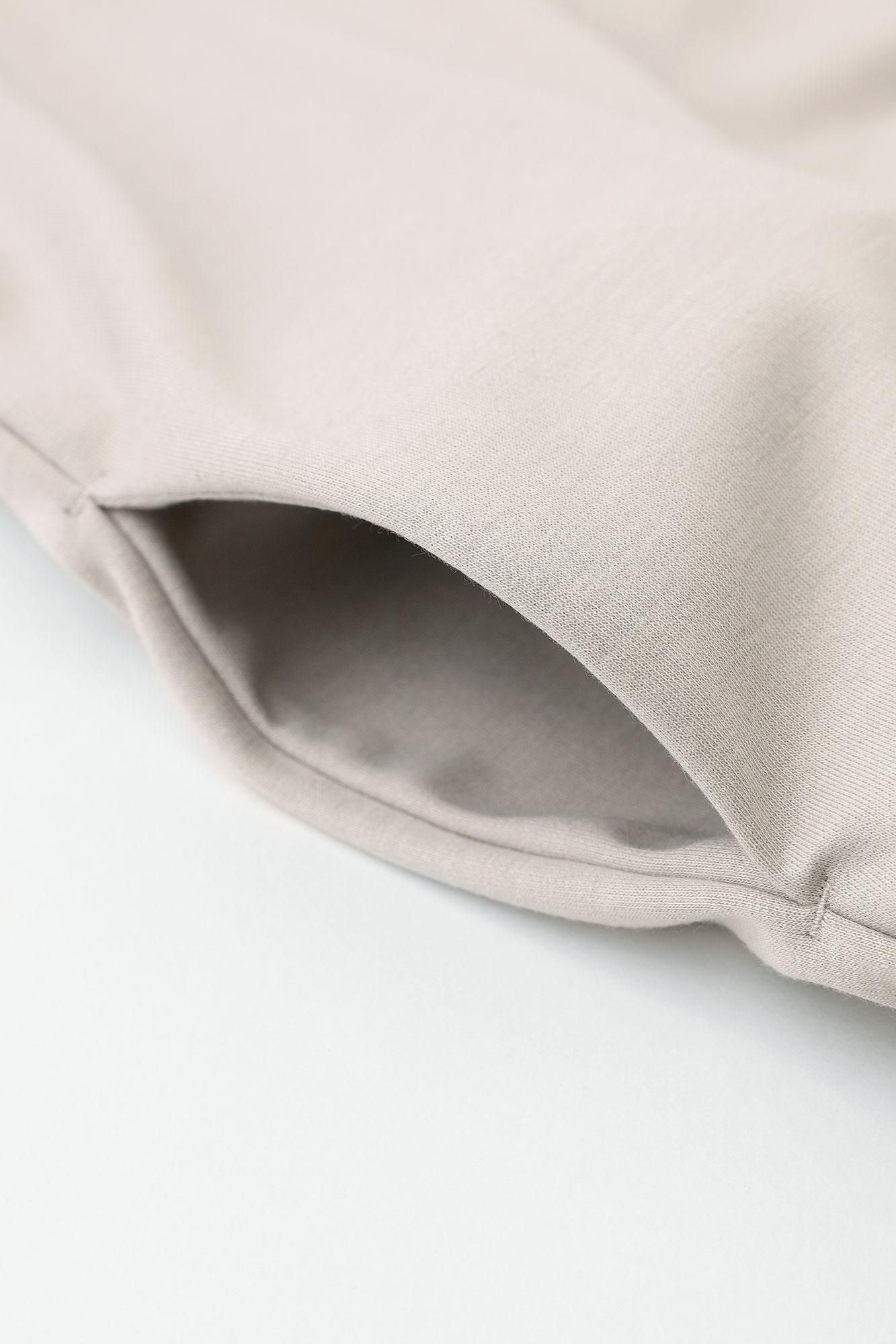 ウール混 両面編（りょうめんあみ） 太夫（たいふ） 一つ身／灰白色