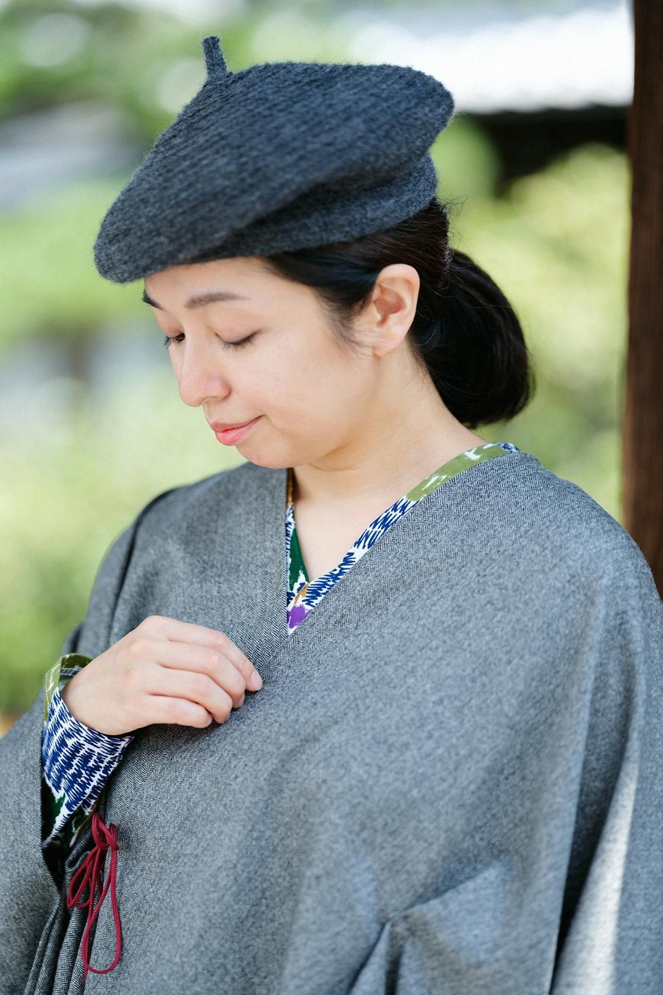 梳毛（そもう） 杉綾織（すぎあやおり） きさらぎ 短丈（みじか