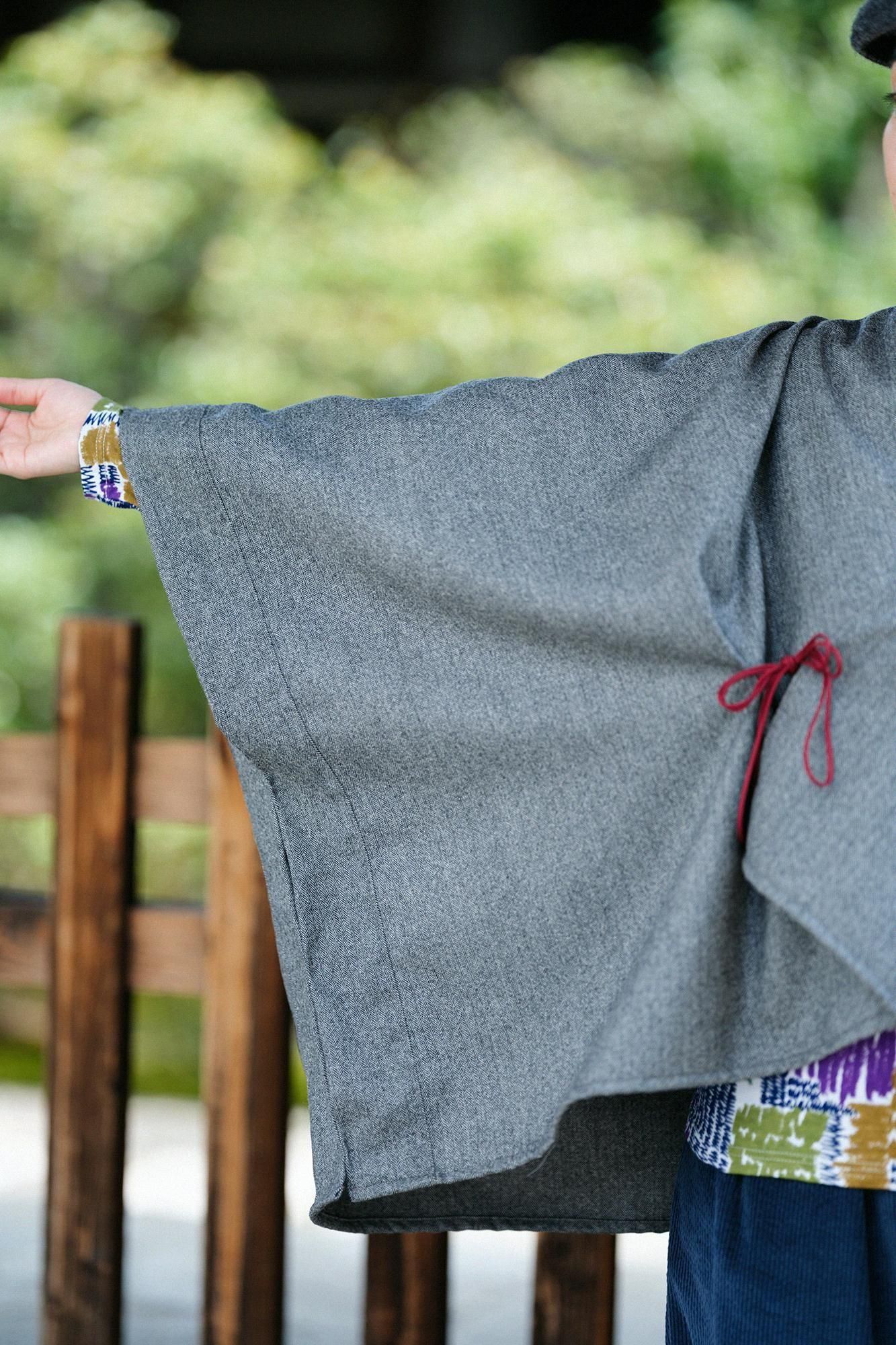 SOUSOU 梳毛　きさらぎ　短丈 梳毛（そもう） 杉綾織（すぎあやおり） きさらぎ 短丈（みじか