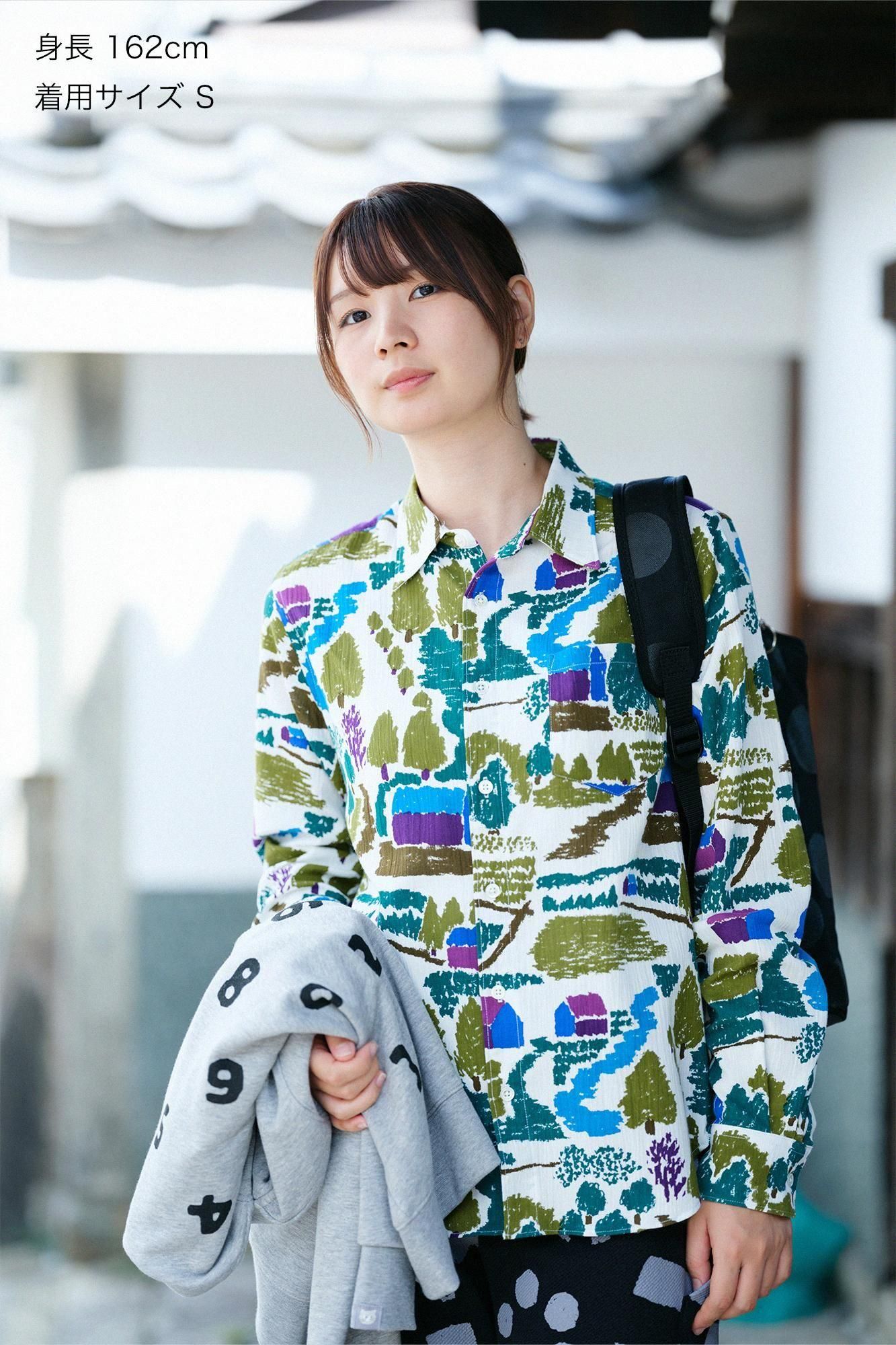 Yousou./deportare 高島縮 レギュラーカラー 長袖シャツ - SOU