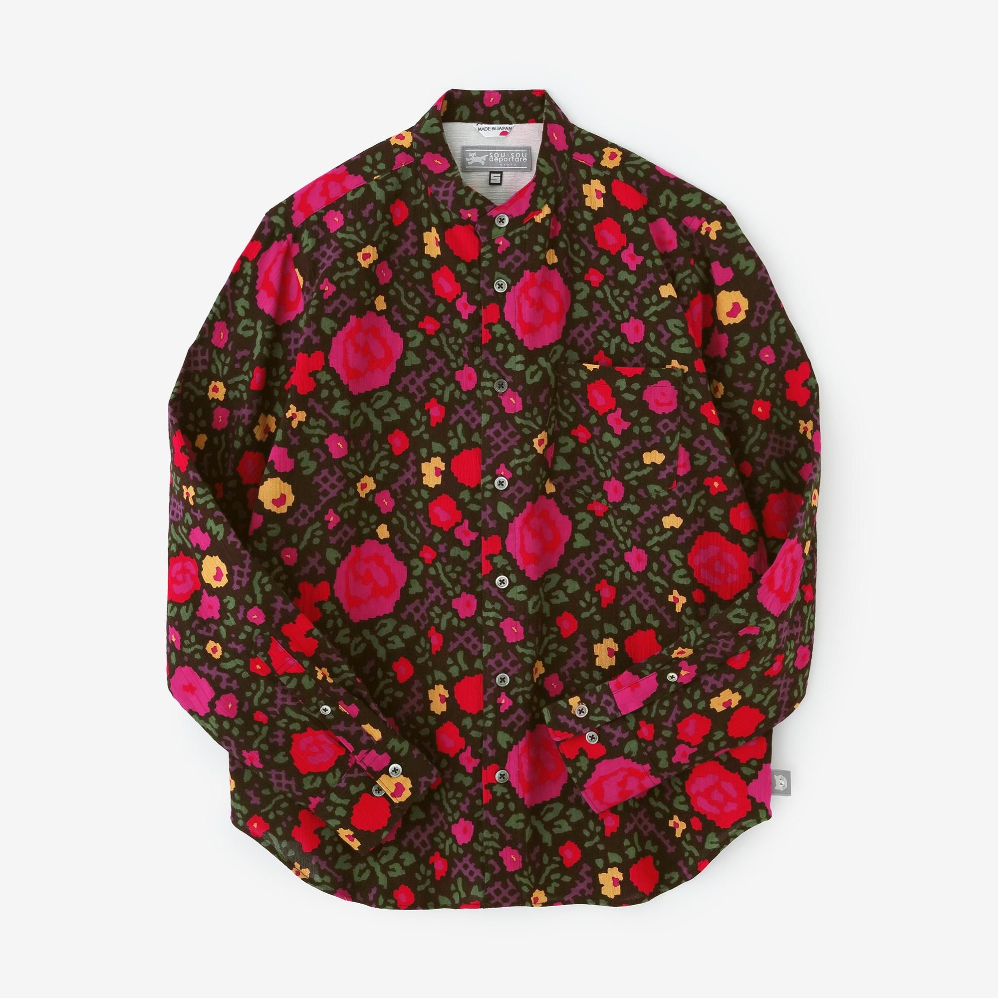 【新品未使用】SOU・SOUソウソウ　高島縮　野ばら　完売品 グッドデザイン賞 新品未使用】SOU・SOUソウソウ 高島縮 野ばら 完売品 グッド