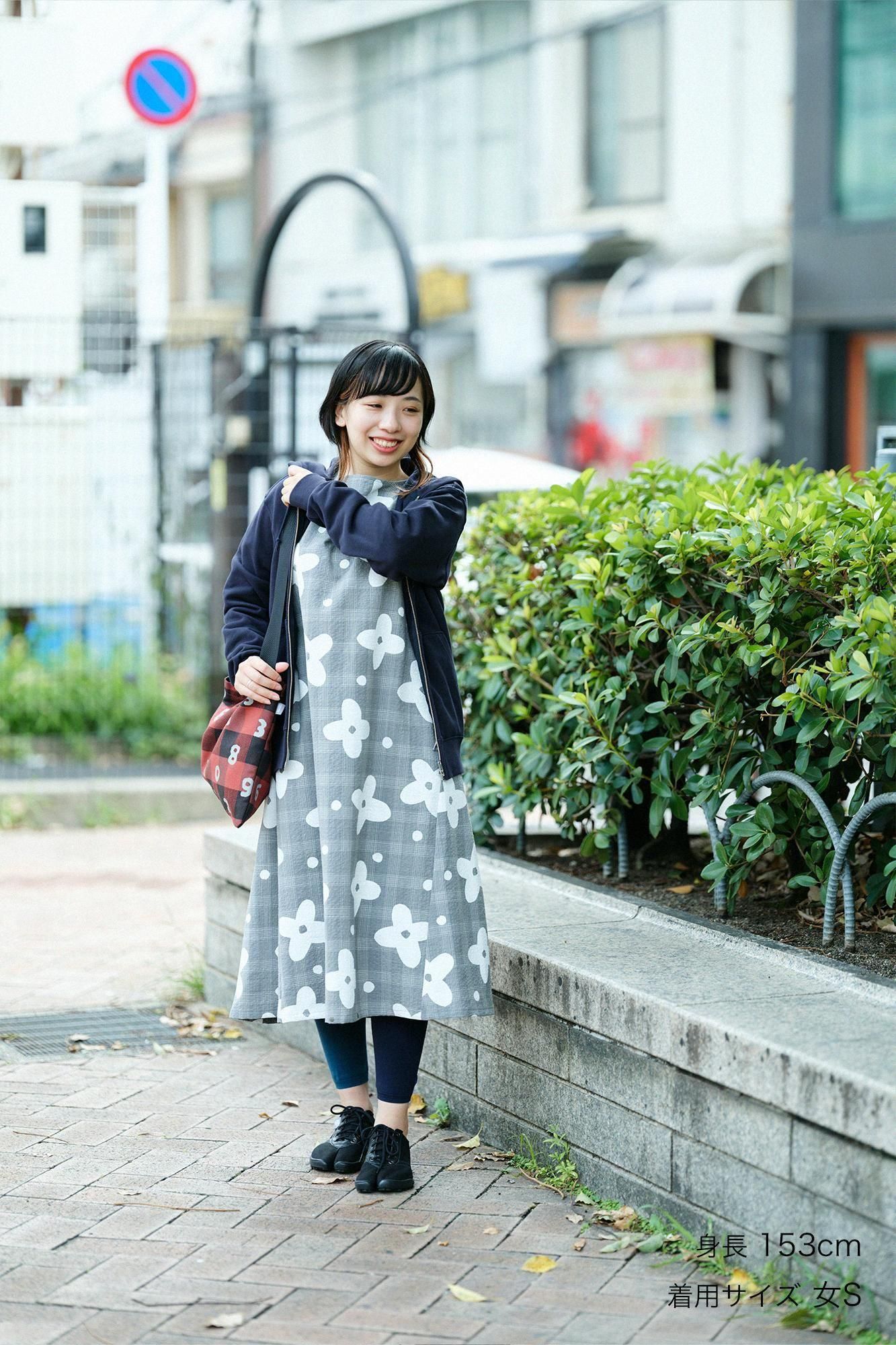 ワンピース ladies SOUSOU SOU・SOU ワンピース長方形衣 ほほえみ SOU