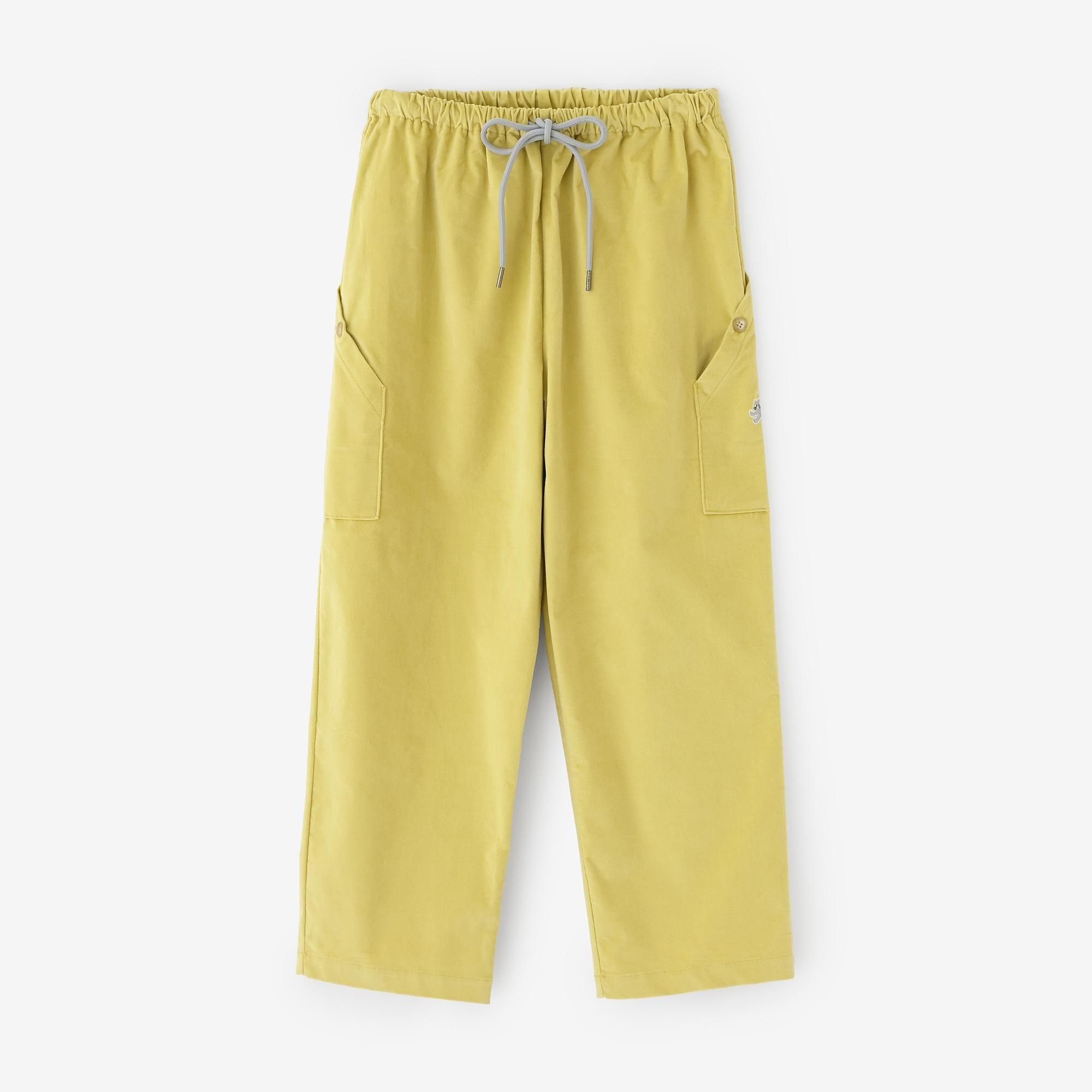 【出品今日まで】ネストローブ　コーデュロイパンツ　イエロー nest Robe(ネストローブ) コーデュロイパンツ01233-1049 01233