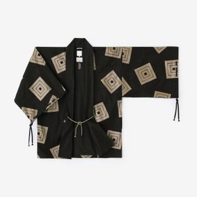 撥水綾織 宮中袖 間単／濡羽色 ○宮中袖（春夏） － 公家装束に用いられた袖括（そでくくり）を