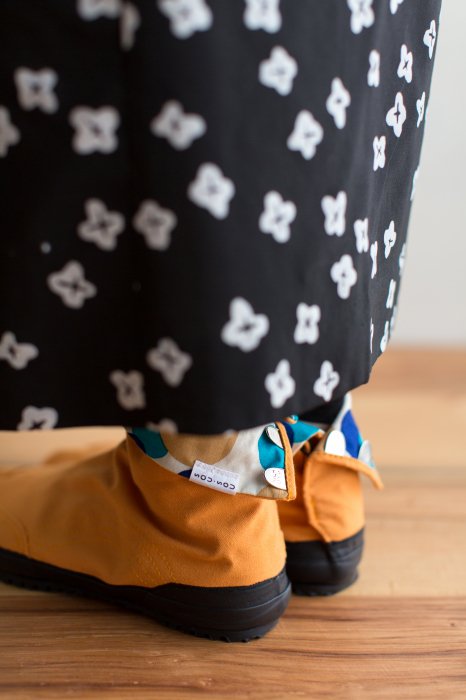 2022最新作】 SOUSOU 地下足袋 貼付まつり足袋 琥珀色×シャボン玉 25cm 