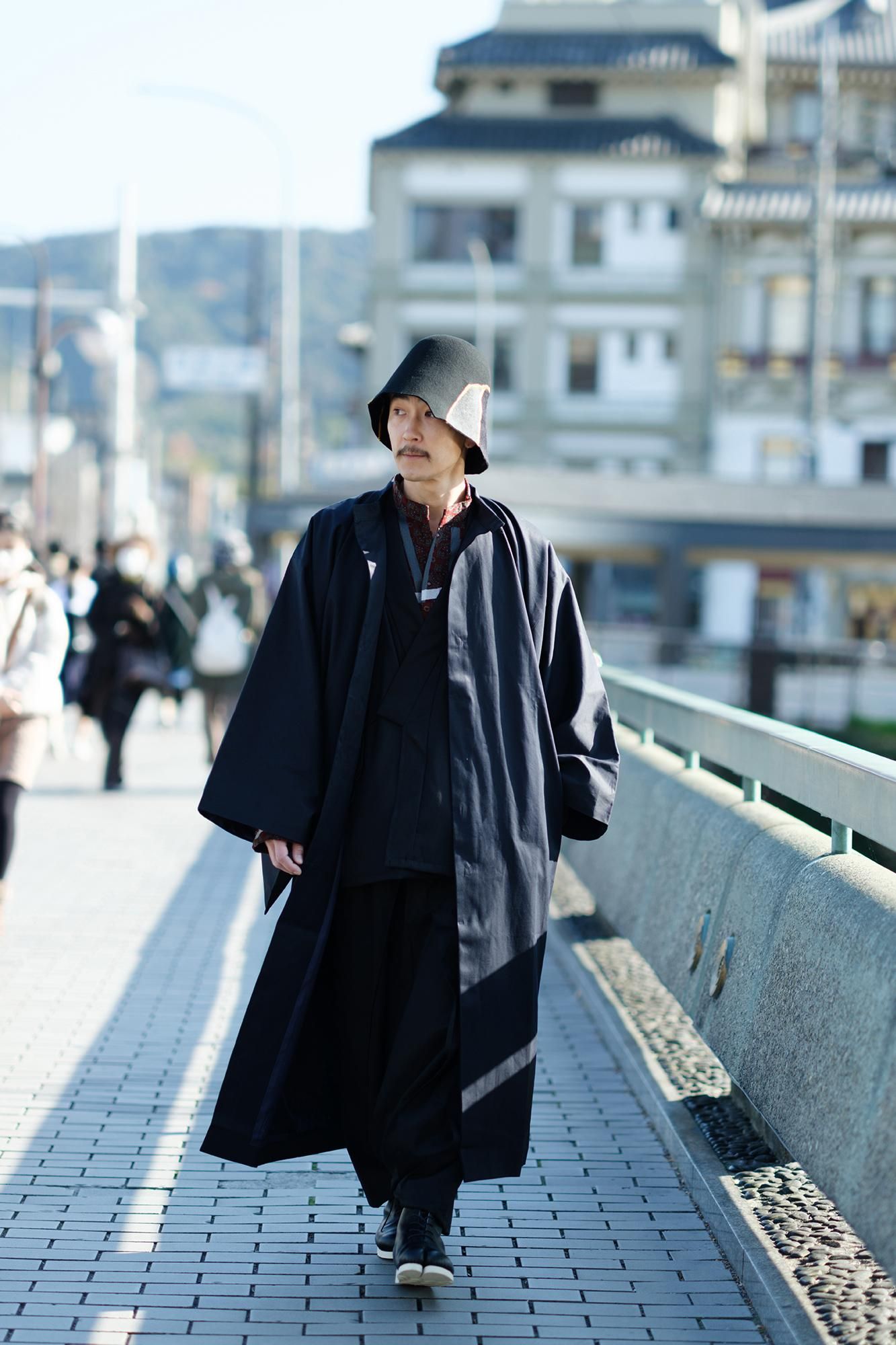SOU-SOU 足袋タビブーツ　五枚丈　傾衣×吉靴房／濡羽色（ぬればいろ）格安 五枚丈（ごまいたけ） SOU・SOU傾衣×吉靴房／濡羽色（