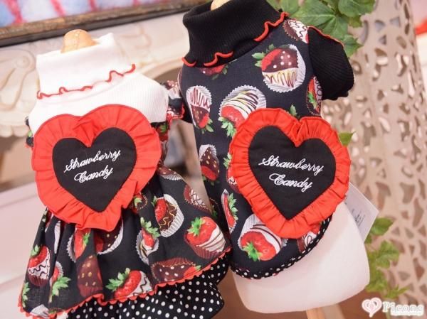 CandyBuppie】CandyStrawberryハートワンピース＆トップス