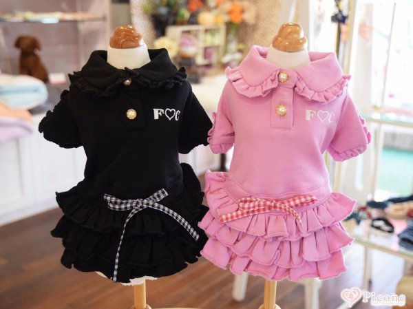 THEfancys】F♡Cピクニックポロワンピース＆シャツ - ドッググッズ 通販/販売 プードルごはんの Picone（ピコネ）