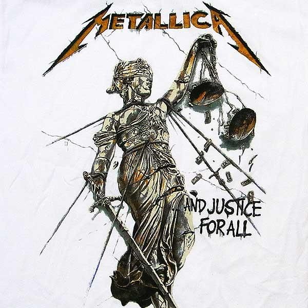 メタリカ　and justice ~女神像シャツ メタリカ and justice ~女神像シャツ