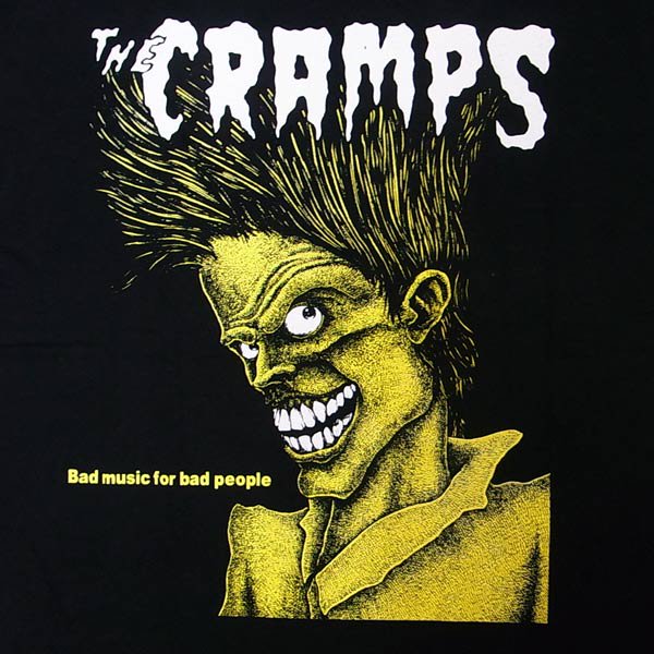 THE CRAMPS (ザ クランプス) BAD MUSIC Tシャツ - SEEK&DESTROY シーク ...