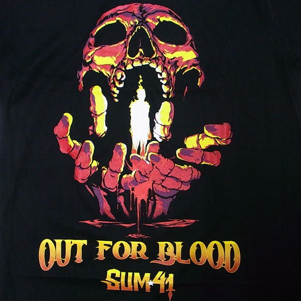 SUM 41 (サム 41) OUT FOR BLOOD Tシャツ - SEEK&DESTROY シーク アンド デストロイ オフィシャルサイト