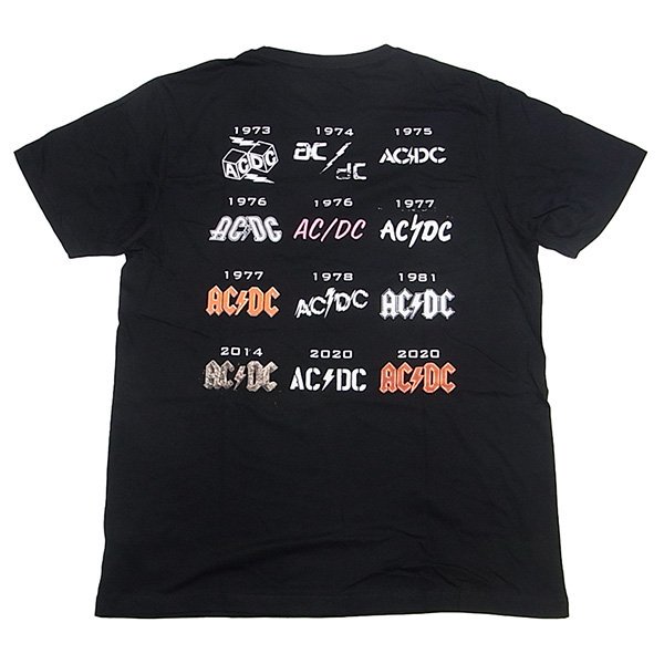 AC/DC (エーシー ディーシー) LOGO HISTORY Tシャツ - SEEK&DESTROY シーク アンド デストロイ オフィシャルサイト