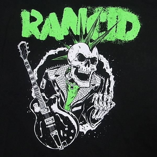 RANCID (ランシド) SKELE GUITAR Tシャツ - SEEK&DESTROY シーク