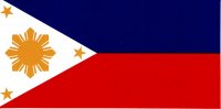 フィリピン国旗ステッカー (大)