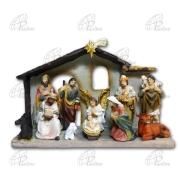 プレゼピオ 聖家族とヤシの木のある馬小屋｜プレゼピオ｜キリスト教