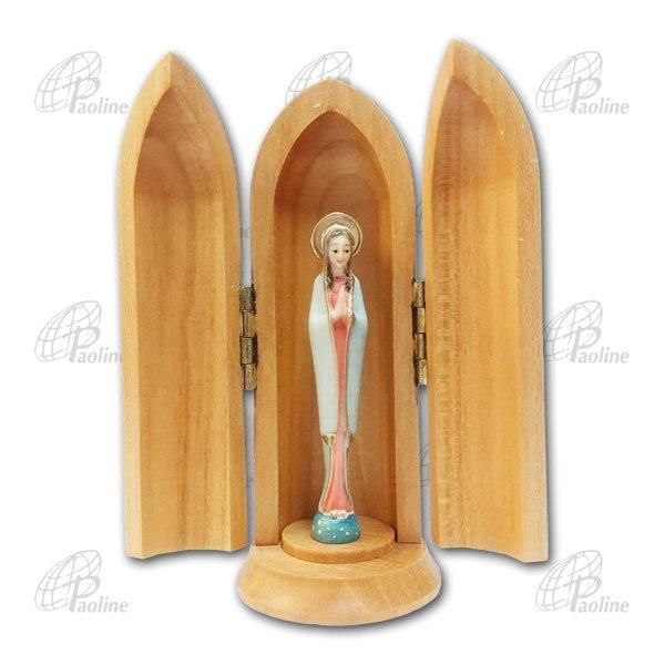 伊木彫ドーム カラー祈りマリア6C｜ご像｜キリスト教グッズ・聖品販売