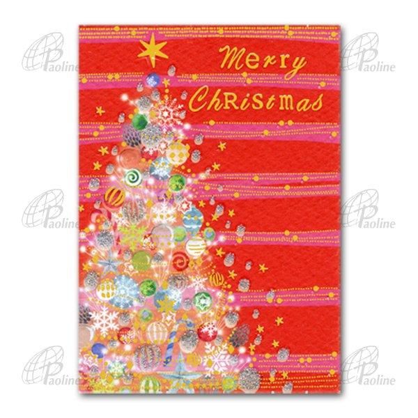 ドイツ直輸入！ 【大判】クリスマスポストカード エンボス加工