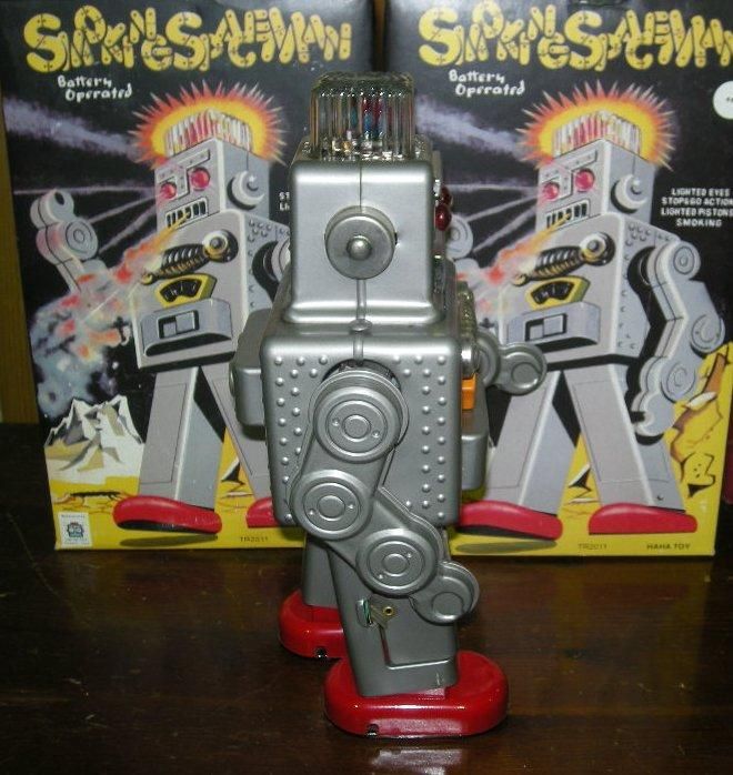 リプロ、スモーキングロボットSCHYLLING COLLECTOR TOYブリキ製
