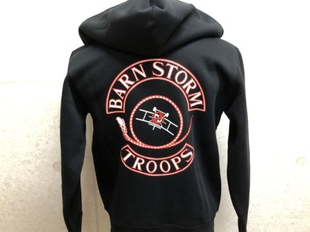 BARN STORM TROOPS MC】ジップアップパーカー レッド XXL - はる萬 オンラインショップ