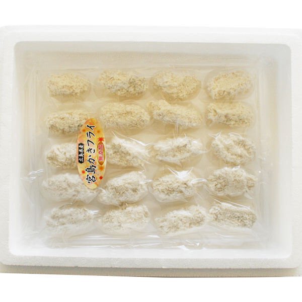 冷凍無添加カキフライ大粒40粒 - 牡蠣の販売・通販 広島産かき直売