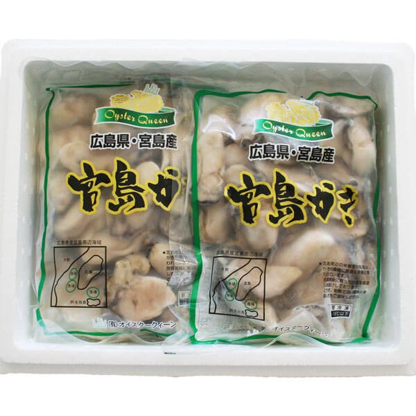 冷凍かき大粒2kg 牡蠣の販売・通販 広島産かき直売 オイスタークィーン