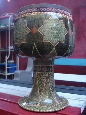 TONBAK Khatamトンバク 27cm-H44cm Shirani PTKSK-022 - Darbuka shop JALI （ジャリ　 じゃり）ダラブッカ（ダルブッカ）専門店