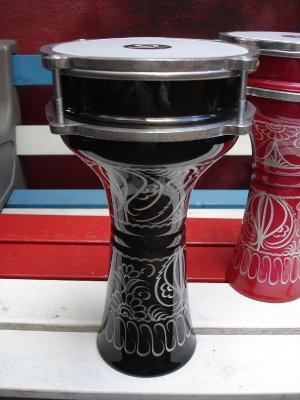 11904円 大人女性の Y4980 ヴィンテージ 陶器製 ダラブッカ Darbuka