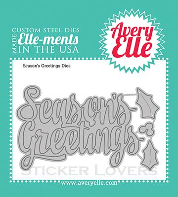 Seasons Greetings Elle-ments AE - Mrs.Grossman's ステッカー専門店　Sticker Lovers