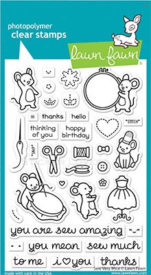 Sew very mice スタンプL2023 - Mrs.Grossman's ステッカー専門店