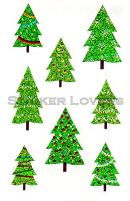 Christmas Tree Farm Spkl クリスマスツリー Mrs Grossman S ステッカー専門店 Sticker Lovers